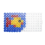 Image de Perles mosaico maxi : 10 grilles carrées