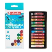 Image de Pastels à l'huile solubles à l'eau, set de 12