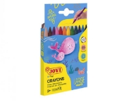 Image de Crayons plastique hexagonaux, étui de 12