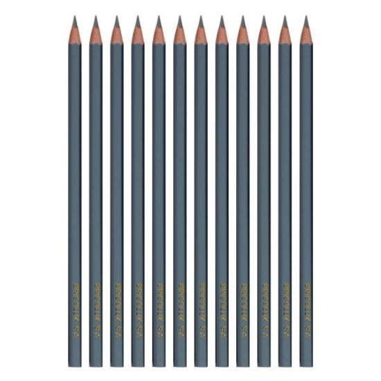 Image de Crayons couleur gris, pochette de 12