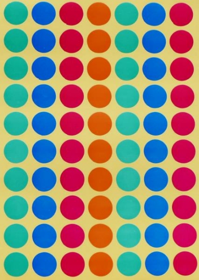 Image de Gommettes autocollantes rondes, les 700