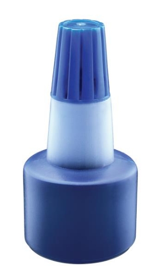 Image de Encre tampon bleue