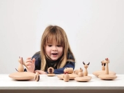 Image de Animaux en bois, ensemble de 10