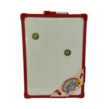 Agrandir l'image de Ardoise blanche double face 30 x 40 cm, 1 face magnétique Image de Ardoise blanche double face 30 x 40 cm, 1 face magnétique