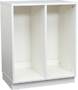 Image de Armoire M pour bacs en plastique avec 1 séparateur BLANC