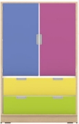 Image de Armoire L pour deux tiroirs larges