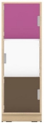Image de Armoire étroite L avec 2 étagères
