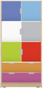 Image de Armoire XL pour deux tiroirs larges BLANC