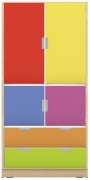 Image de Armoire XL pour deux tiroirs larges BLANC