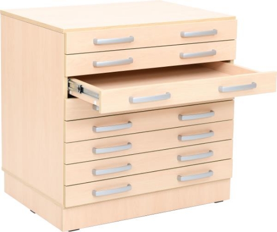 Image de Armoire M avec 8 larges tiroirs sur socle