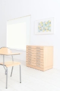 Image de Armoire M avec 8 larges tiroirs sur socle