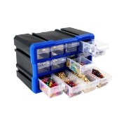 Image de Bac de rangement emboîtable avec 12 tiroirs