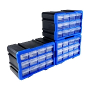 Image de Bac de rangement emboîtable avec 12 tiroirs