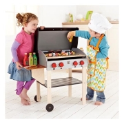 Image de Barbecue mobile en bois