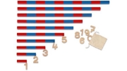 Image de Barres numériques bicolores Montessori