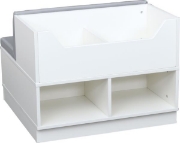Image de Bibliothèque avec fauteuil - CORPS BLANC
