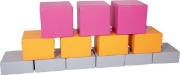 Image de Blocs mousse, les 13, gris/orange/rose