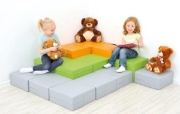 Image de Blocs mousse, les 13, gris/vert/jaune