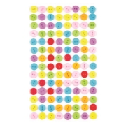 Image de Boutons autocollants colorés, les 112