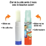 Image de Bâton "marine stick", bleu translucide 15 gr