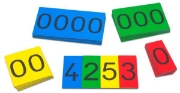Image de Chiffres de 1 à 9000, kit collectif magnétique