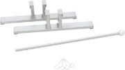 Image de Cloison acoustique grise, modèle bas