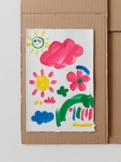 Image de Écogouache fluo 500 ml, assortiment de 6 tons