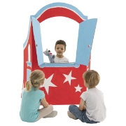 Image de Théâtre de marionnettes en carton à décorer