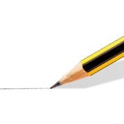 Image de Crayons noirs graphite Staedtler Noris n°2, pochette de 12