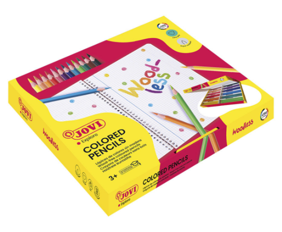 Image de Crayons de couleur triangulaires sans bois