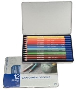 Image de Crayons de couleur Van Gogh, étui de 12