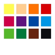 Image de Crayons de couleur triangulaires Jumbo, pochette de 12