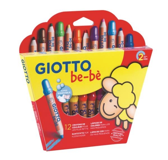 Image de Crayons de couleur Maxi Giotto Be-Bè, les 12