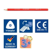 Image de Crayons de couleur Ergosoft, la pochette de 12