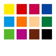Image de Crayons de couleur Ergosoft, la pochette de 12