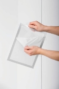 Image de Duraframe SUN A4 vitrostatique - argent, les 2