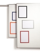 Image de Duraframe A4 magnétique - orange, les 5