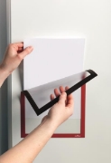 Image de Duraframe A4 magnétique - rouge, les 5