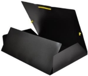 Image de Farde à rabats et élastique A4 PP noir