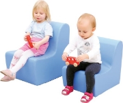 Image de Fauteuil 1 personne S - Bleu Clair