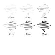 Image de Feutres noirs pointe calibrée 0,8 - Staedtler 308, les 10