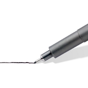 Image de Feutres noirs pointe calibrée 0,8 - Staedtler 308, les 10