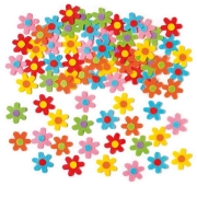 Image de Feutrine autocollante "les fleurs"