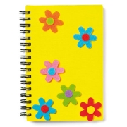 Image de Feutrine autocollante "les fleurs"
