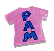 Image de Magnet T-shirt en  porcelaine, les 12