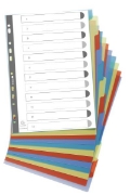 Image de Intercalaires en plastique recyclé 12 positions