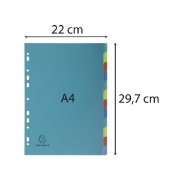 Image de Intercalaires en plastique recyclé 12 positions