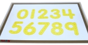 Image de Les chiffres de traces jaunes, set de 10