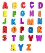 Image de Les lettres magnétiques majuscules, les 154 pièces