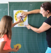 Image de Horloge magnétique pour tableau